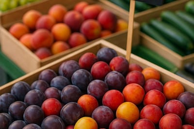 Tout savoir sur la prune : fraîcheur, variétés et conseils de mise en rayon