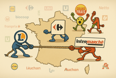 Top 100 des enseignes alimentaires en France