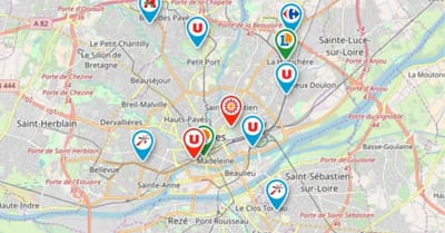 La carte des Drives les moins chers de France