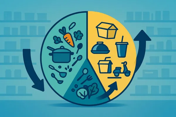 Les Français mangent de plus en plus au restaurant, de moins en moins chez eux