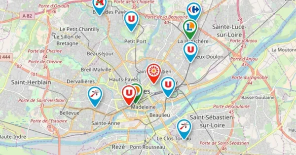 La carte des Drives les moins chers de France