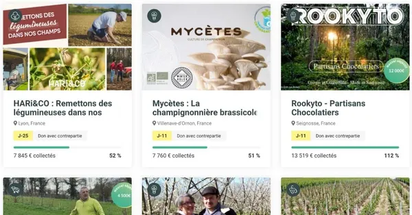 Miimosa, la plateforme de financement participatif engagé dans l'agriculture à laquelle Carrefour adhére